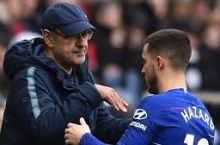 Mauricio Sarri Azarning ketishi haqida: “Bu to'ldirib bo'lmas yo'qotish bo'ladi” 

