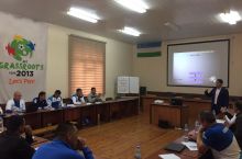На спортивной базе «Чигатай» проходят учебные курсы по подготовке инструкторов АФУ