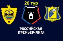 "Анжи" - "Ростов". Известны стартовые составы команд