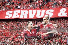"Bavariya" Robben va Riberi bilan xayrlashdi