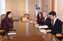 Umid Ahmadjonov Turkiyaning O'zbekistondagi favqulodda va muxtor elchisi bilan uchrashdi