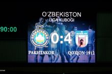 "Paxtakor" - "Qo'qon-1912" 0:4. Xolmuhammedovning 60 metrdan urgan golini ko'rdingizmi?