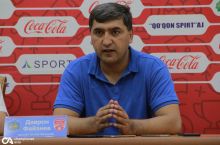 Davron Fayziev: “Eng alamlisi, uchrashuvdagi barcha golni bizning futbolchilar urishdi”