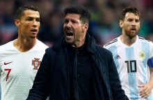 Simeone: “Hamma Messini Maradona bilan bellashadi deb o'ylaydi, aslida esa u faqat Ronaldu bilan bahs olib boryapti“