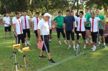 “Surxon” jamoasi futbolchilari normativ testlarni topshirdi