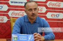 Самвел Бабаян: “Негадир, биринчи бўлиб тўп бизнинг дарвозамиздан ўрин оляпти”