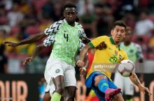 Neymar jarohat olgan uchrashuvda Braziliya Nigeriyani mag'lub eta olmadi