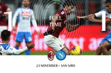 A Seriya. "Milan" - "Napoli". Turning markaziy uchrashuvida durang qayd etildi