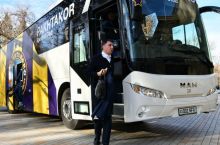 Финал. АГМК и "Пахтакор" прибыли на стадион