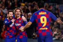 "Barselona" triosi La Ligada 30 ta gol urdi, "Real" esa 33 ta