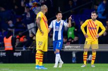 LaLiga. "Espanol" - "Barselona" 2:2