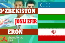 O'zbekiston U-23 - Eron U-23. Uchrashuvni ONLAYN tomosha qiling