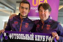 Rasmiy xabar. Oston O'runov - "Ufa" futbolchisi
