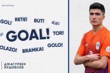 Yaxshiboev - "Sluck"ga qarshi o'yinning eng yaxshi futbolchisi