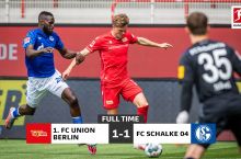 Bundesliga. "Union Berlin" bilan durang o'ynagan "SHalke-04"ning g'alabasiz seriyasi 11ta uchrashuvga etdi