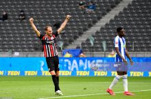 Bundesliga. "Gerta" - "Ayntraxt Frankfurt" 1:4