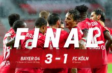 Bundesliga. "Bayer Leverkuzen" - "Keln" 3:1