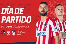 La Liga. "Atletiko" "Levante"ga qarshi o'yin uchun qaydnomasini elon qildi