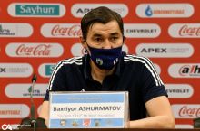 Baxtiyor Ashurmatov "Surxon"ga qarshi o'yin, Muzaffarovning yo'qligi va keyingi o'yin haqida gapirdi