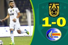AGMK - "Mashal" 1:0. Gol va xavfli vaziyatlarni tomosha qiling