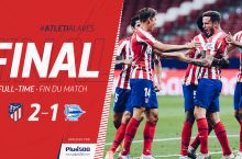 LaLiga. "Atletiko Madrid" - "Alaves" 2:1