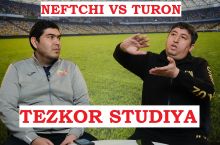 "Тезкор студия". "Нефтчи" - "Турон", дастлаб футбол, кейин карате...