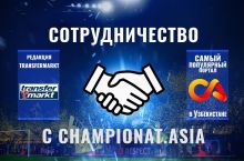 Championat.asia "Transfermarkt" портали билан ҳамкорлик келишувига эришди