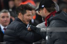 Yurgen Klopp: "Simeone bilan qo'l berib ko'rishmoqchi emasman"