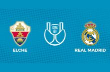 Ispaniya kubogi. "Elche" – "Real Madrid". Asosiy tarkiblar elon qilindi