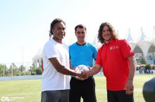 FIFA World Cup™ Trophy Tour by Coca-Cola. Kristian Karambyo va Karles Puyol yosh futbolchilarga master-klass o'tkazdi