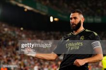 Benzema ushbu mavsumda La Ligadagi 7 ta o'yinda 5 ta gol urdi