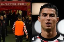 Ronaldu o'yin paytida MYU zaxirasini tark etdi. Ten Xag bu bilan shug'ullanishini aytdi