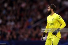 Alisson: "Liverpul" kerak bo'lmagan gollarni o'tkazib yubordi"