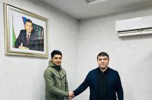 Rasman: Farruh Ikromov – "Navbahor" futbolchisi!