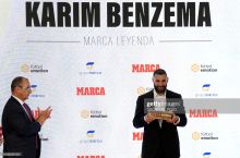 Benzema "Marca"dan sovrin qabul qilib oldi