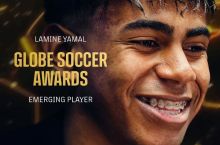 Ямал Globe Soccer Awards томонидан йилнинг энг яхши ёш ўйинчисига бериладиган мукофотни олди