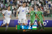 CAFA Nations Cup. Бир киши кам бўлиб қолган Ўзбекистон Туркманистонни кичик ҳисобда мағлуб этди