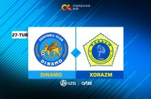 Суперлига. "Динамо" -  "Хоразм" 1:1 (Матнли трансляция)