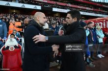 Arteta: "Gvardiola futbolchi sifatida mening qahramonim edi. U bilan ishlash hayotimdagi eng to'g'ri qarorlardan biri bo'ldi"
