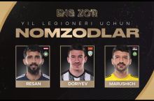 Йилнинг энг яхши хорижлик футболчиси мукофоти учун номзодлар эълон қилинди