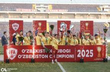 "Севинч"га Ўзбекистон кубогини тантанали топшириш маросимидан ФОТОГАЛЕРЕЯ