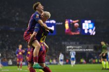 Ла Лига. "Барселона" сўнгги дақиқалардаги иккита гол эвазига "Эспаньол"ни мағлуб этди