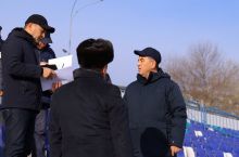 Наманган вилояти ҳокими "Навбаҳор" стадионини кўздан кечирди