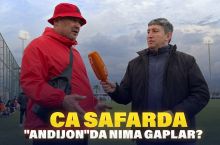 САфарда. "Андижон"да нима гаплар? "Ультрас бургут"нинг режалари ва Сардор Азимов билан интервью