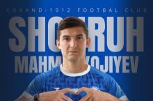 "Қўқон-1912" Шоҳруҳ Маҳмудхожиевнинг трансферини эълон қилди