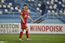 Лазизбек Мирзаев: "Суперлигадаги илк голимни урганимдан хурсандман. Бу билан тўхтаб қолмайман"