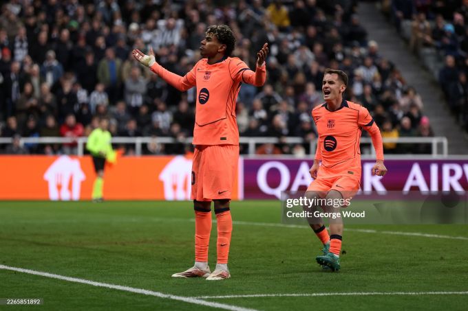 ЕЧЛ. "Ньюкасл" — "Барселона" 1:1